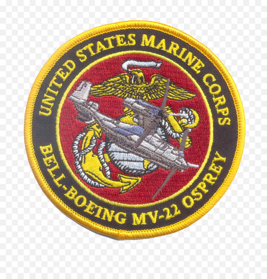 Usmc Mv - 22 Osprey Commemorative Patch With Hook And Loop Emoji,Osprey Logo