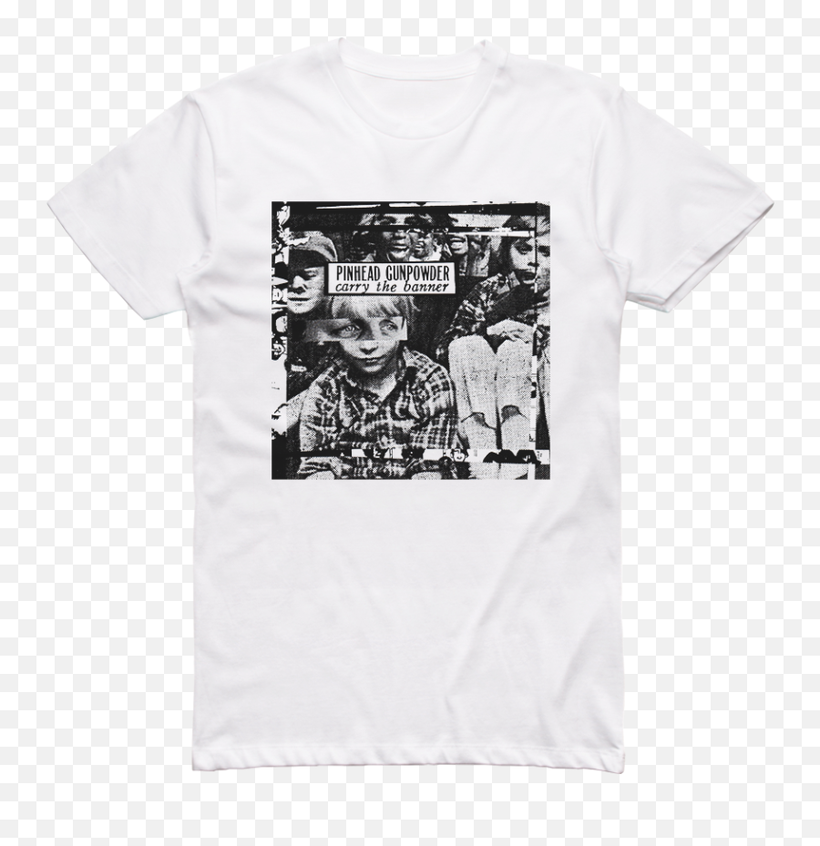 Pinhead Gunpowder Carry The Banner Album Cover T - Shirt White Emoji,Pinhead Png