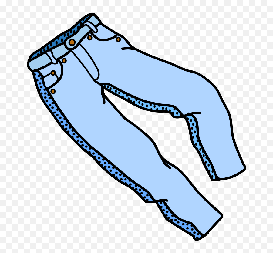Blue Jeans Graphics 35 Images Blue Blue Jean Clipart 4 Emoji,Fold Clothes Clipart