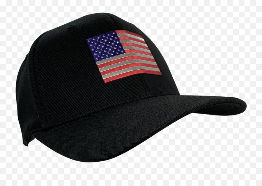 Flex Fit American Flag Hat - Metallic Emblem Emoji,Flexfit Logo