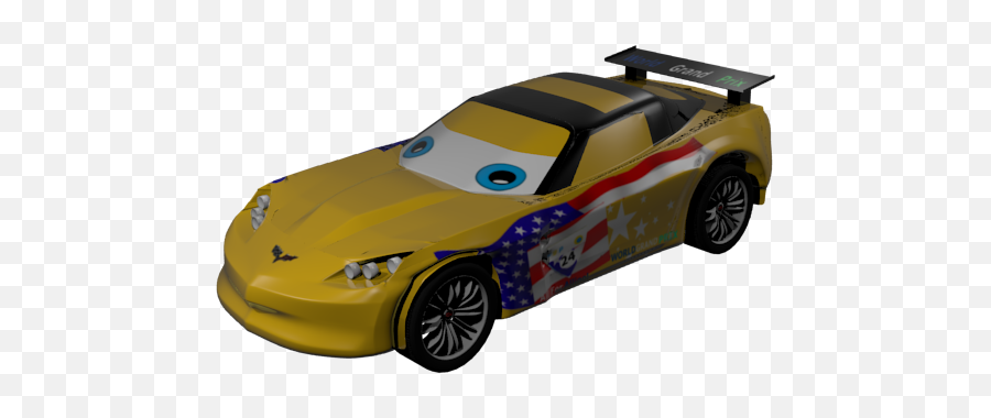 Cars 2 Jeff Corvette 3d Models Cgtrader Com Sci Fi - Jeff Emoji,Corvette Clipart