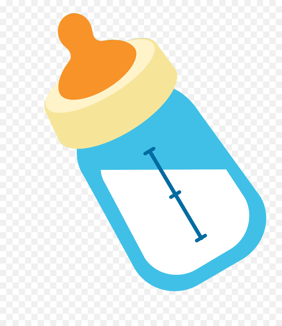 Pacifier Clipart Gerber Baby Pacifier - Baby Milk Bottle Cartoon Png Emoji,Pacifier Clipart