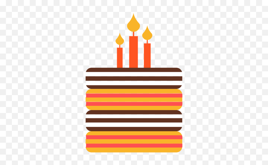 Flat Birthday Cake Illustration - Clipart Vector Png Birthday Cake Emoji,List Clipart