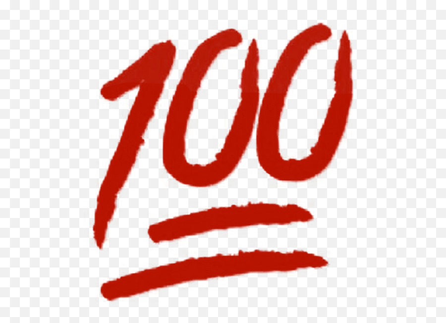 Emoji - 100 Percent Sticker,Fire Emoji Transparent