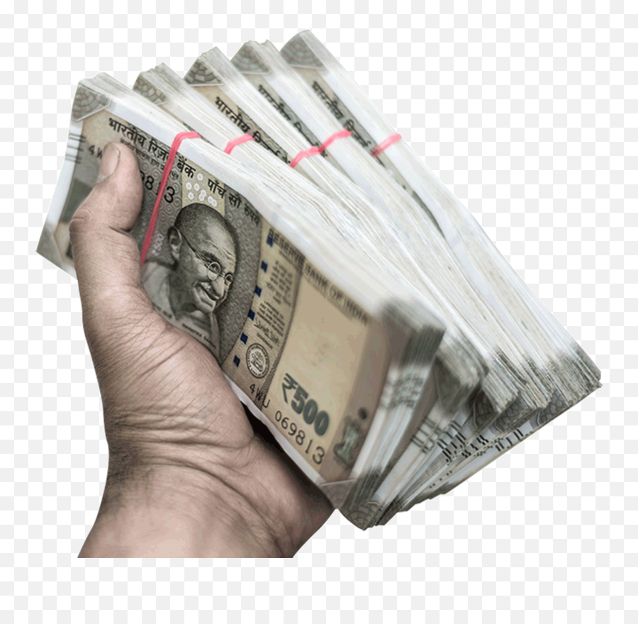 India Currency In Hand - Indian Money In Hand Emoji,Cash Png