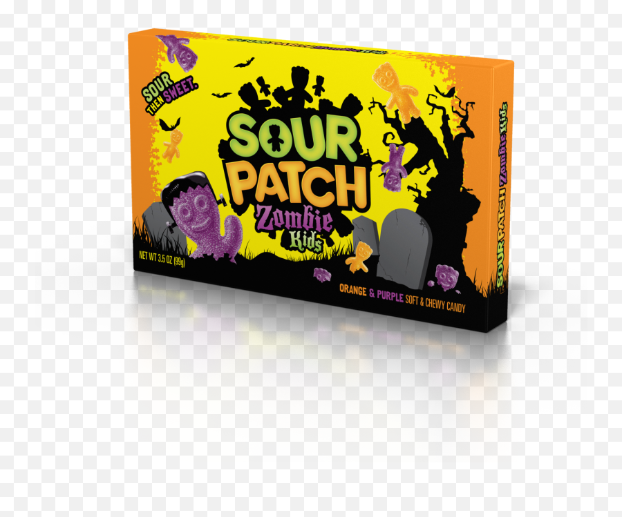 Sour Patch Zombie Kids Orange Purple - Sour Patch Kids Zombies Theater Box Emoji,Sour Patch Kids Logo