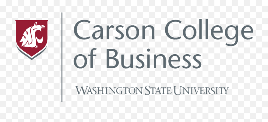 Washington State Universityu0027s Carson College Of Business - Wsu Shield Emoji,Washington State University Logo