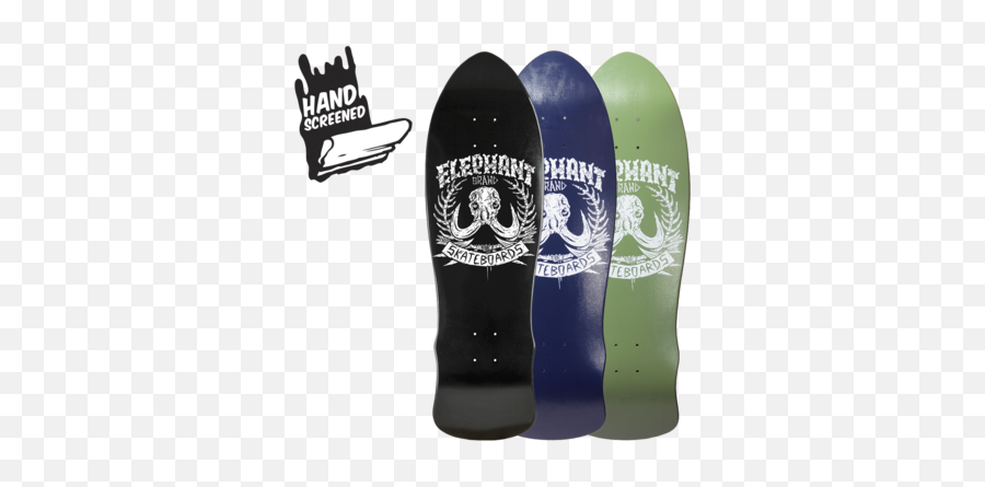 Elephant Brand Decks - Hosoi Hammerhead Cadillac Emoji,Mini Logo Skateboards
