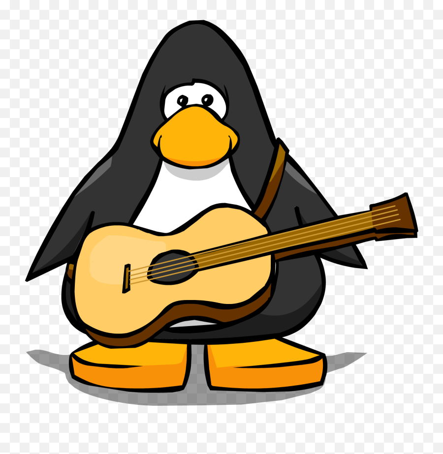 Acoustic Guitar Club Penguin Wiki Fandom - Club Penguin Guitarra Emoji,Guitarra Png
