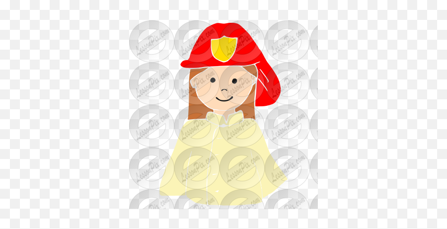 Firefighter Stencil For Classroom Therapy Use - Great Happy Emoji,Firefighter Clipart