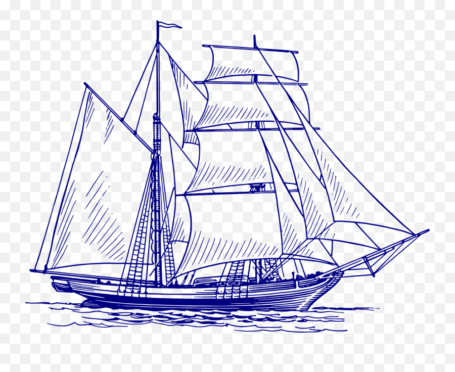 Cruise Ship Clipart Kapal - Old Ship Drawing Png Emoji,Ship Clipart