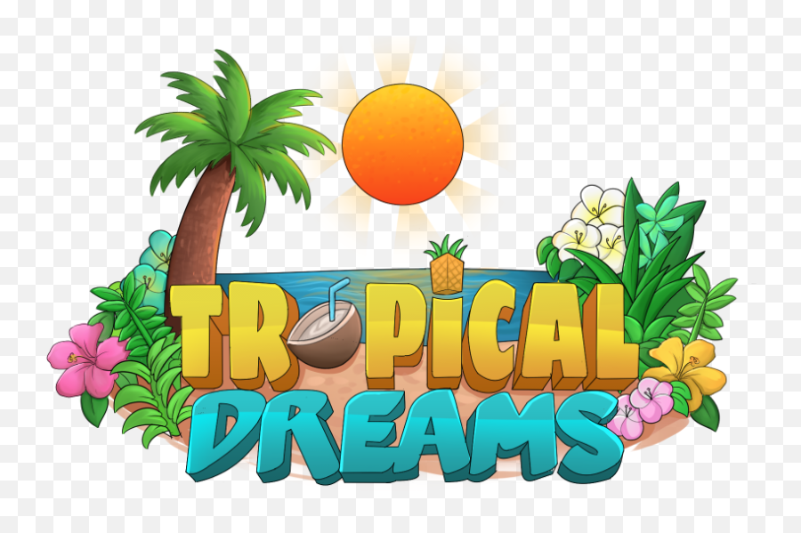 Download Tropical Dreams Is A Server You Donu0027t Find Often - Transparent Minecraft Server Logo Emoji,Why Don't We Logo