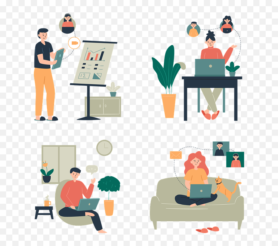 Office Remote Work Home - Free Image On Pixabay Emoji,Office Png