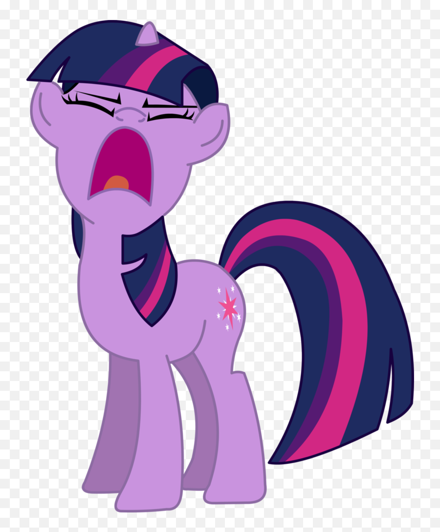 Twilight Sparkle Yell Vector By Stealth1139 - Twilight Emoji,Yell Clipart