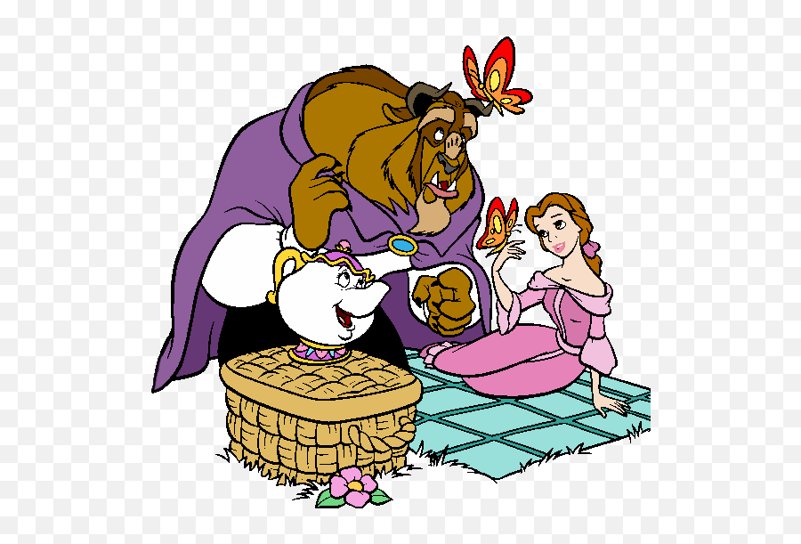 Beast - Beauty And The Beast Clipart Devian Emoji,Picnic Clipart
