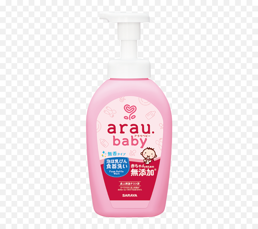 Saraya - Araubaby Foam Bottle Wash Emoji,Baby Bottle Transparent