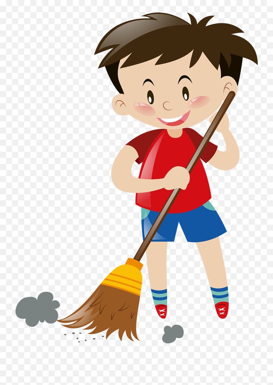 Cleaning Clipart Street Sweeper - Sweeping Floor Clipart Emoji,Street Clipart