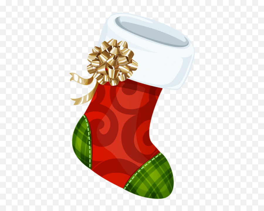 Clipart Transparent Christmas Stockings - Christmas Day Emoji,Christmas Stocking Clipart
