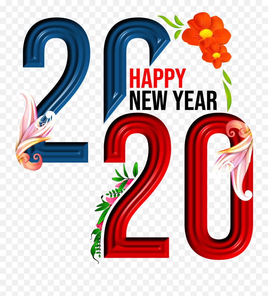 Happy New Year 2020 Png Transparent Images Naveengfx - Language Emoji,Happy New Year 2020 Png