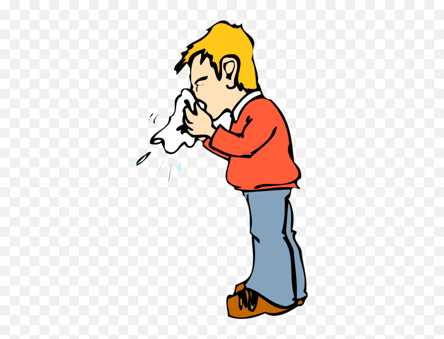 Blowing Nose Clipart - Blowing Nose Clipart Emoji,Nose Clipart