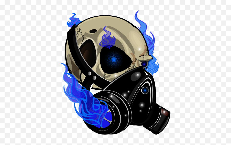 Download Auto Headgear Gas Mask Game - Blue Gas Mask Png Emoji,Gas Mask Png