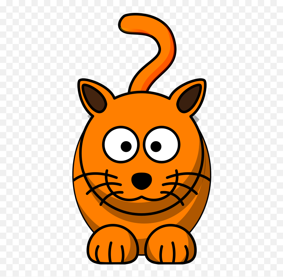 Free Orange Cat Pictures Download Free Clip Art Free - Cartoon Cat Clip Art Emoji,Cat Clipart