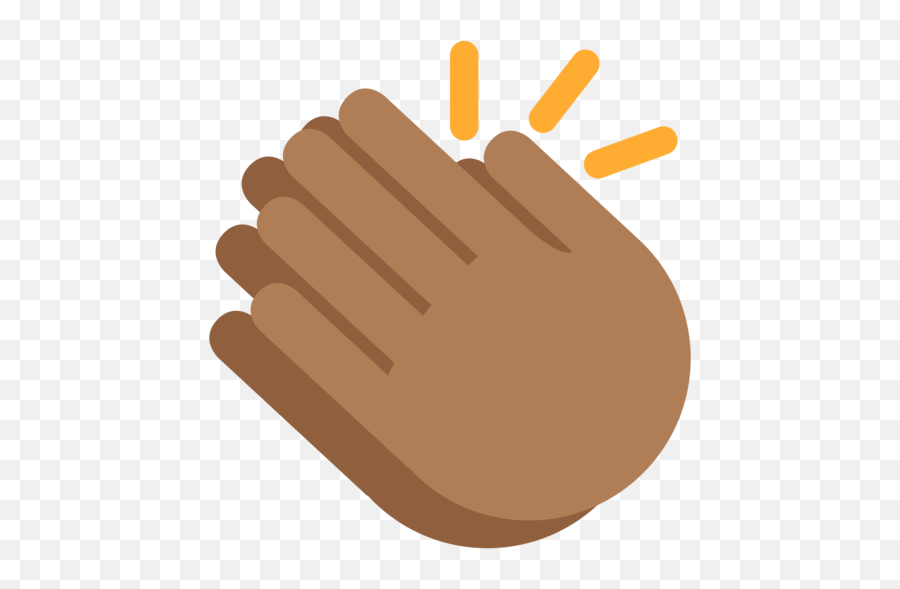 Medium - Brown Clapping Hands Emoji,Clap Emoji Png