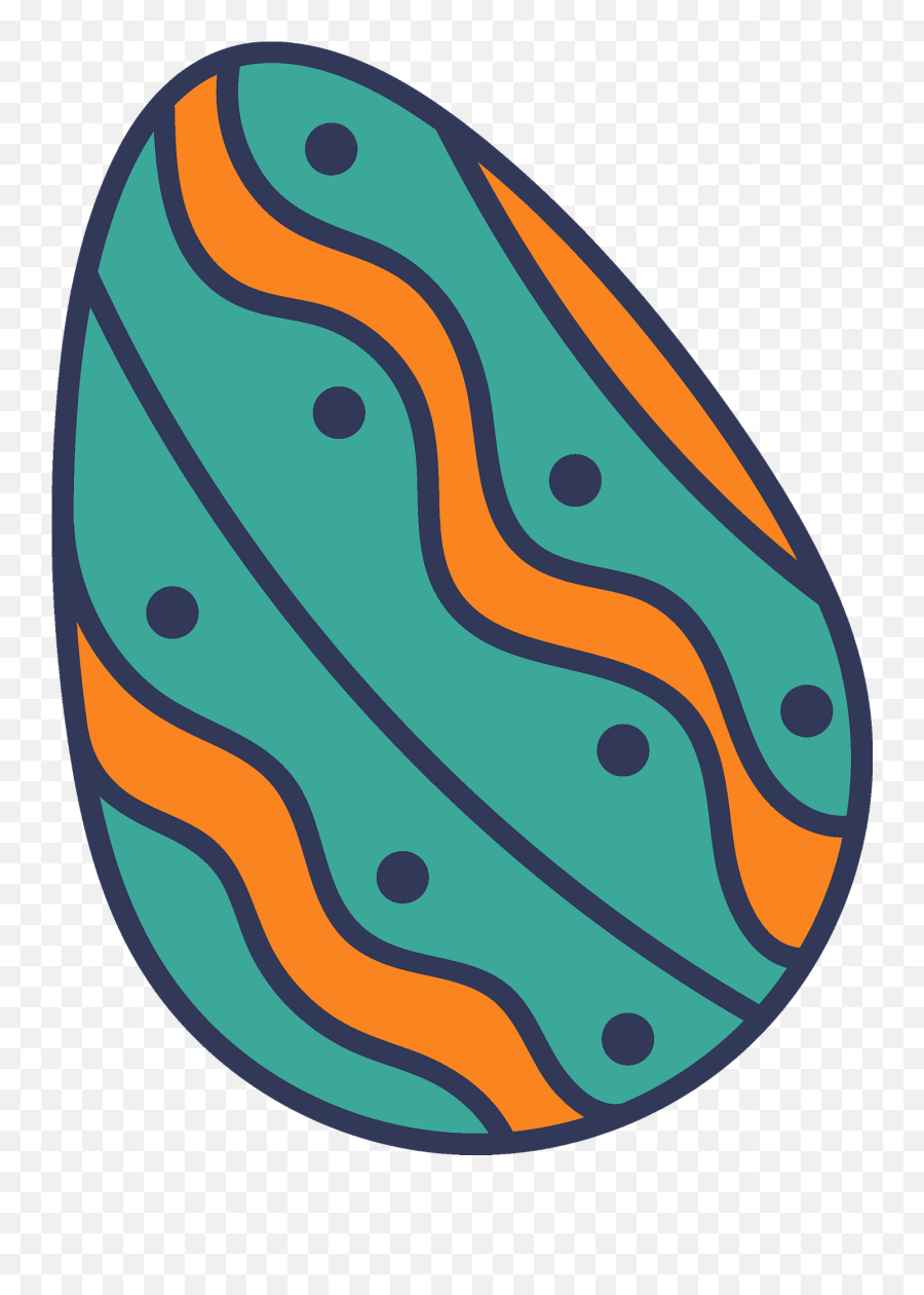 Easter Egg Clipart Free Download Transparent Png Creazilla - Dot Emoji,Easter Egg Clipart