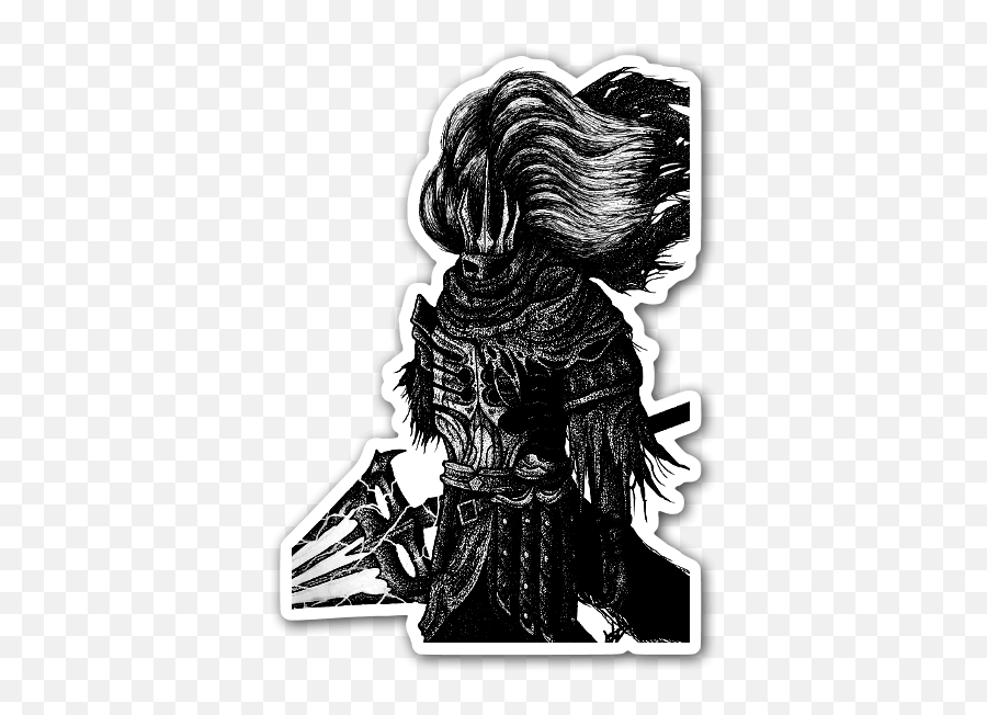 Die Cut Nameless King - Dark Souls 3 Nameless King Png Emoji,Dark Souls You Died Transparent