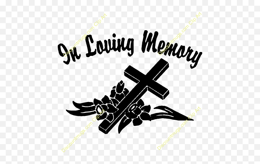 Download In Loving Memory Cross Clipart - Loving Memory Cross Emoji,Cross Clipart