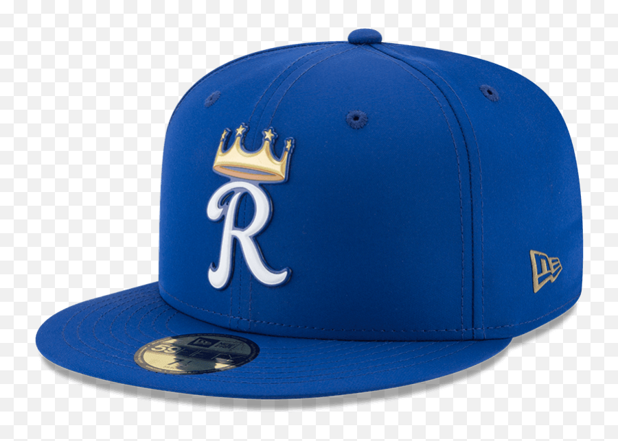 Mlb Unveils New Bp Caps For 2018 Uni - Kc Royals Hat Emoji,Nfl Logo Hats