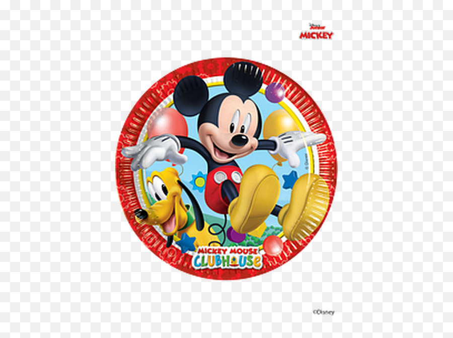Mickey Mouse Plates - Partyworld Mickey Mouse Plate Emoji,Mickey Mouse Club Logo