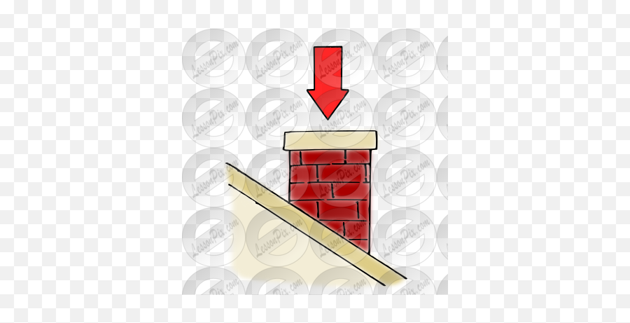 Down The Chimney Picture For Classroom - Horizontal Emoji,Chimney Clipart