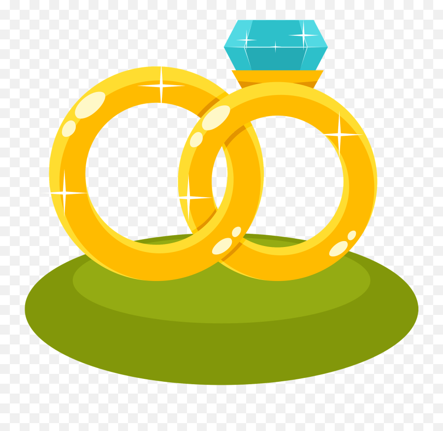 Wedding Rings Clipart - Language Emoji,Wedding Ring Clipart