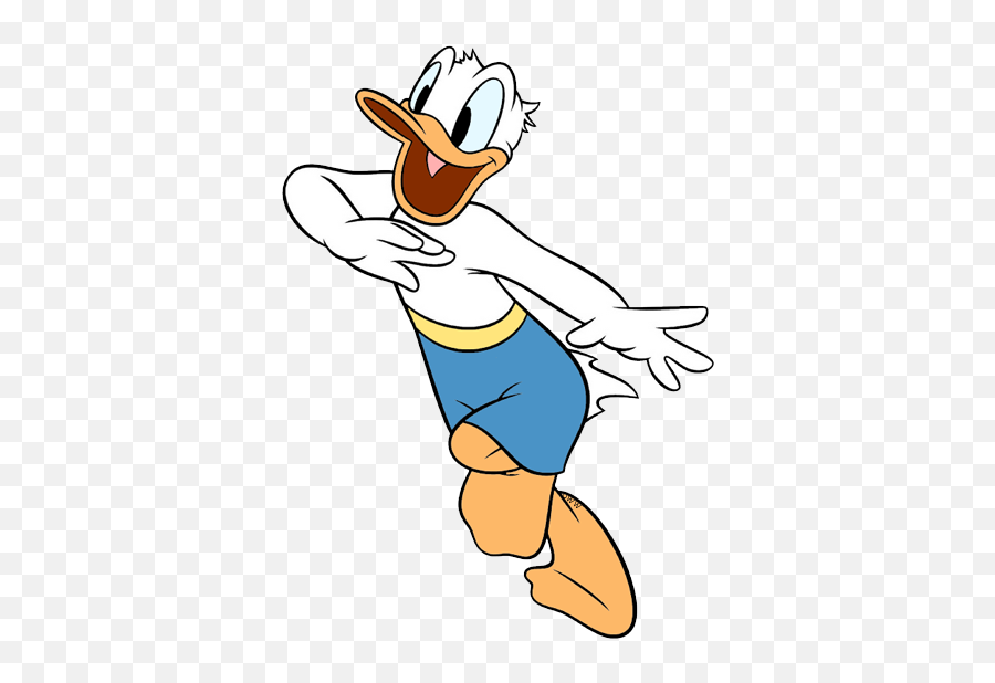 Donald Duck In Bathing Suit Png Emoji,Bathing Suit Clipart