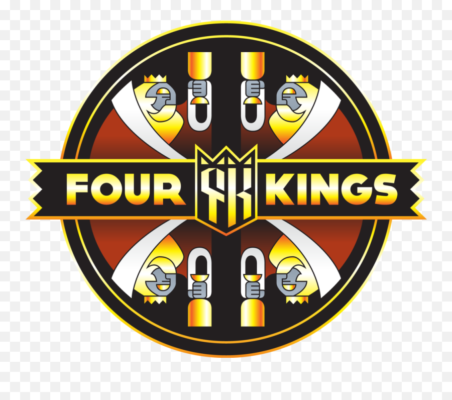 Four Kings Roqdraw - Dragon City Cafe Emoji,Kickstarter Logo