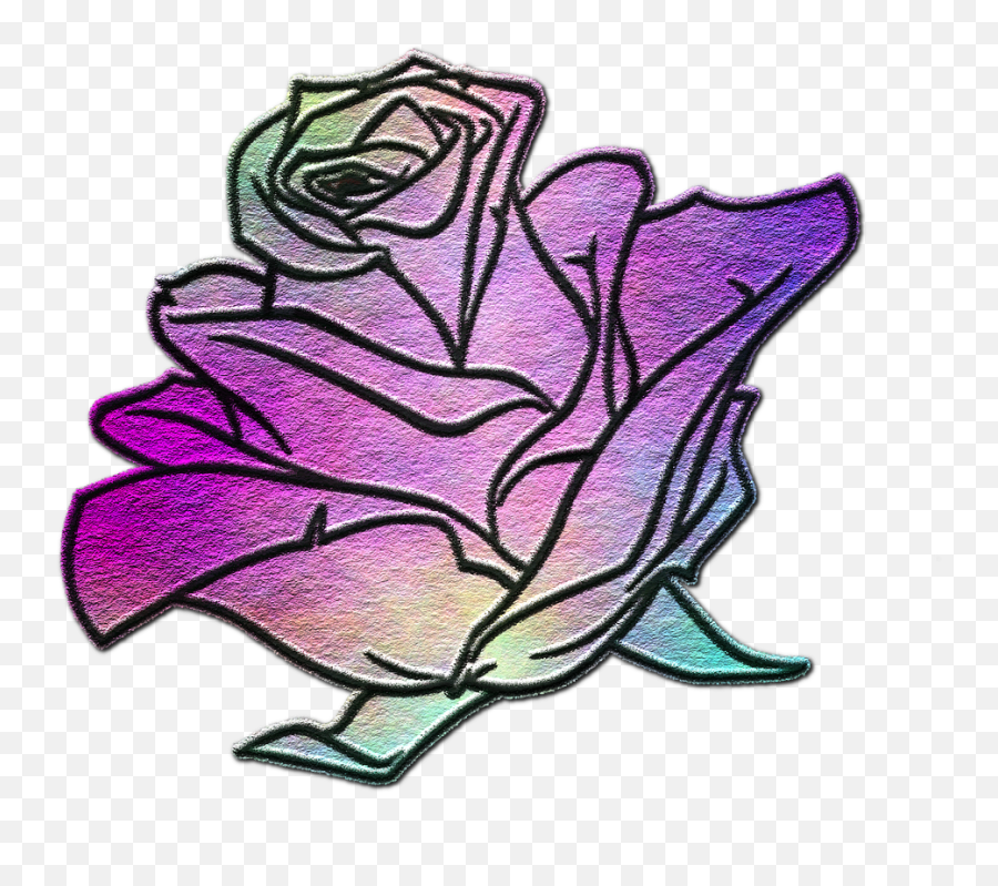 Flowerrosematerialstripecolor - Free Image From Needpixcom Emoji,Purple Rose Png