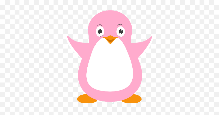 Meet Perla Perla The Pink Penguin - Dot Emoji,Penguin Logo