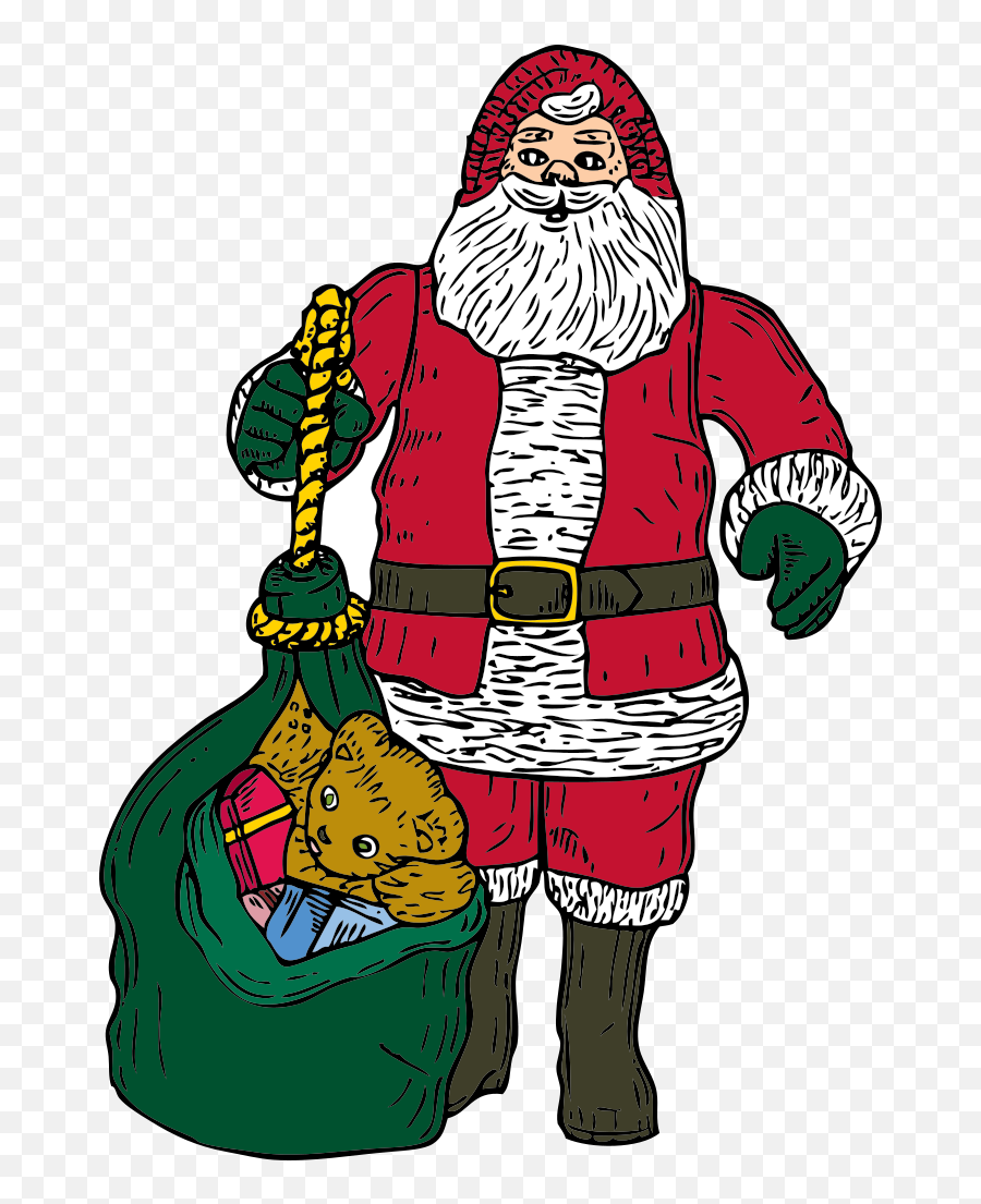 Santa Christmas Presents Clip Art 103358 Free Svg Download Emoji,Christmas Tree With Presents Png