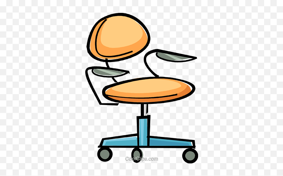 Office Chair Royalty Free Vector Clip Art Illustration Emoji,Free Business Clipart