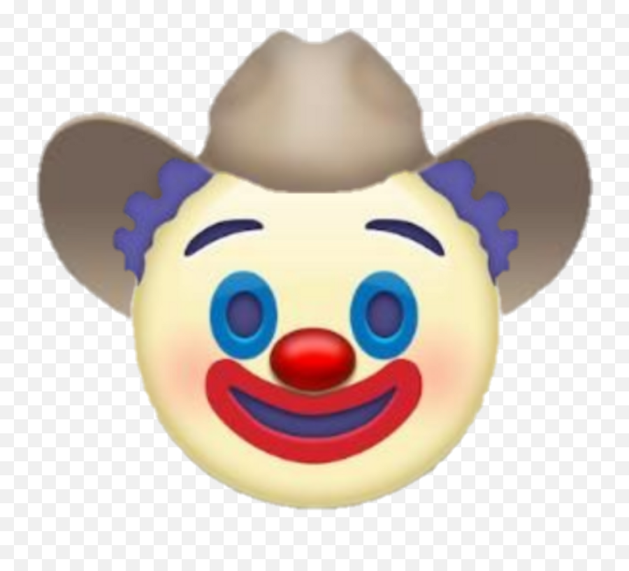 Download Emoji Yeehaw Yeehonk Clown - Clown Cowboy Emoji,Clown Emoji Png
