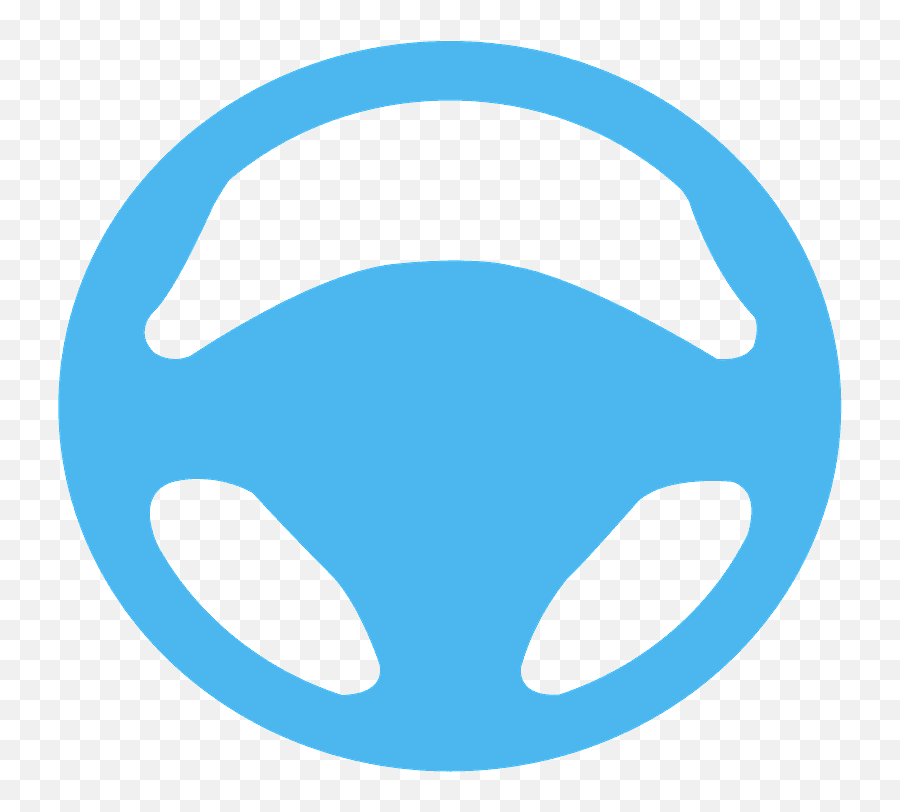 Steering Wheel Silhouette - Free Vector Silhouettes Creazilla Emoji,Steering Wheel Clipart