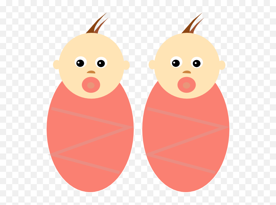 Download How To Set Use Twin Baby Girls Clipart Png Image - Twins Drawing Emoji,Baby Girl Clipart