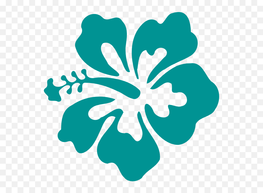 Teal Flower Clipart - Clipart Suggest Emoji,Teal Border Clipart