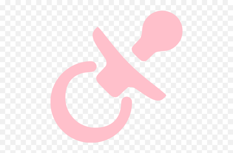 Pink Pacifier Icon - Clipart Pink Baby Pacifier Png Emoji,Pacifier Clipart