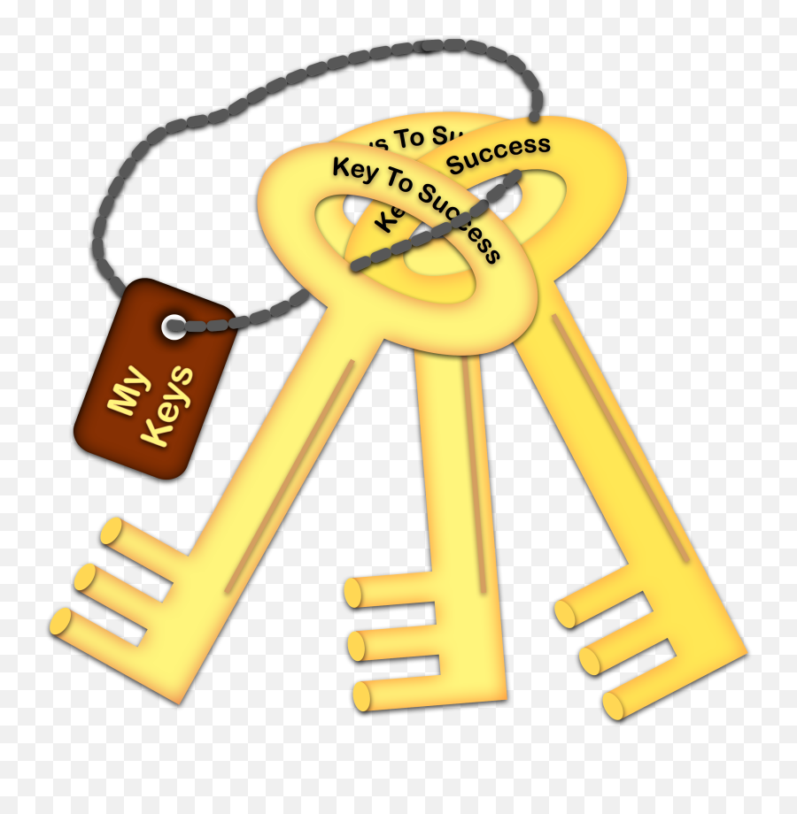 Key Chains Cartoon Clip Art - Success Png Download 4200 Key Chain Cartoon Clipart Emoji,Success Clipart