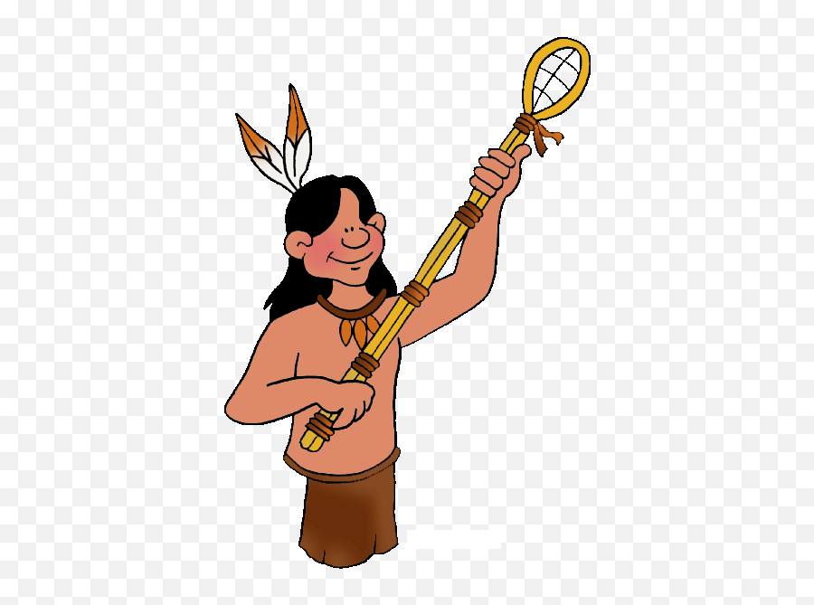 Ojibwa - Lacrosse Native Americans In Olden Times For Kids Native American Games Clipart Emoji,Native American Clipart