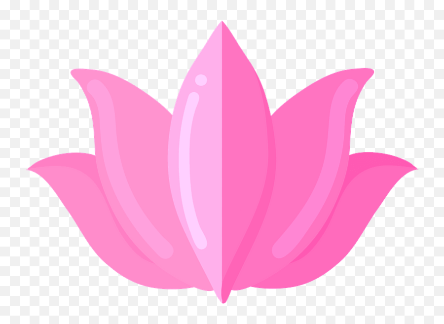 Lotus Clipart - Lotus Clipart Emoji,Lotus Flower Clipart