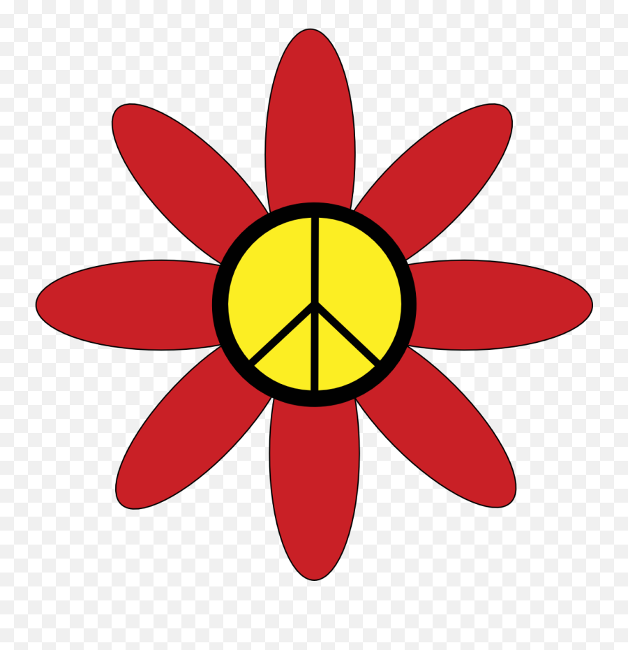 Hippie Flower Power Clipart - Clipart Best Clipart Best Peace Flower Vector Emoji,Power Clipart