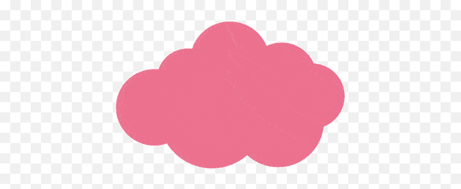 Pink Cloud Clip Art Animated Clipart - Color Gradient Emoji,Library Clipart